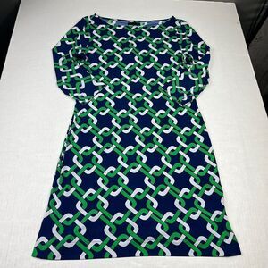 Banana Republic Work Shift Medallion Print 3/4 Sleeve Stretchy Pullover SMALL